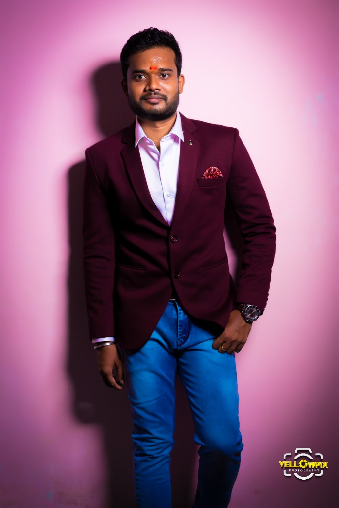 Royal Maroon Suit Silhouette